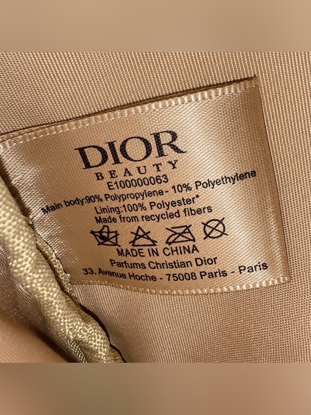 Dior Beauty Limited Edition Summer Rattan Cannage Trousse Pouch - Picture 5 of 5